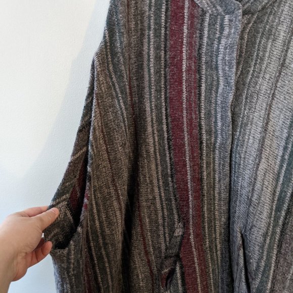 Free People  Striped Knit Poncho - Picture 7 of 11